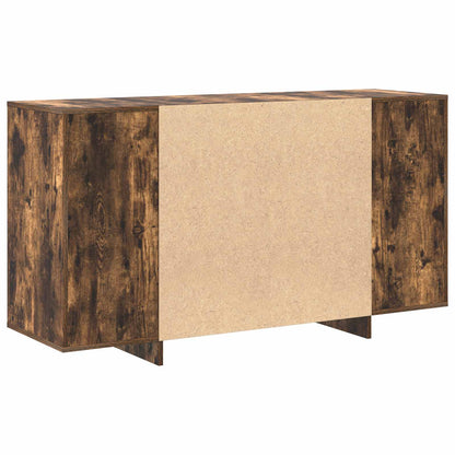 Sideboard Smoked Oak 135 x 41 x 75 cm Engineered Wood