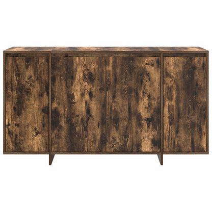 Sideboard Smoked Oak 135 x 41 x 75 cm Engineered Wood