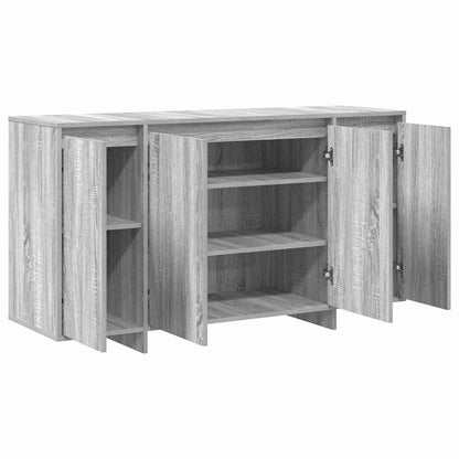 Sideboard Grey Sonoma 135 x 41 x 75 cm Engineered Wood