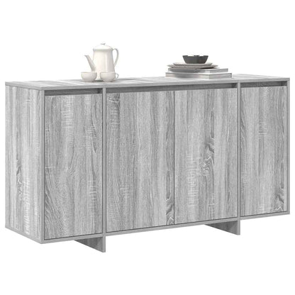 Sideboard Grey Sonoma 135 x 41 x 75 cm Engineered Wood