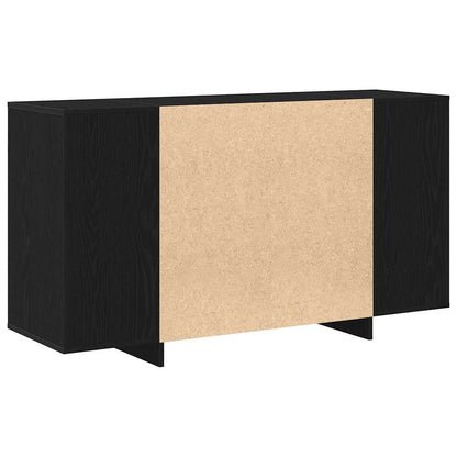 Sideboard Black Oak 135 x 41 x 75 cm Engineered Wood