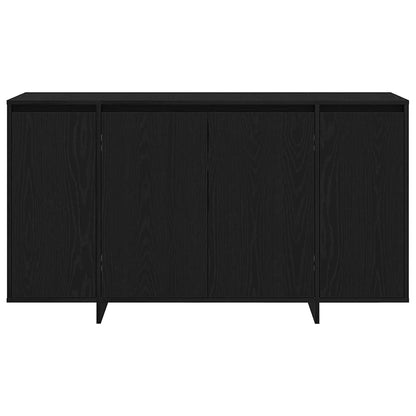 Sideboard Black Oak 135 x 41 x 75 cm Engineered Wood