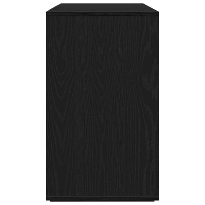 Sideboard Black Oak 135 x 41 x 75 cm Engineered Wood