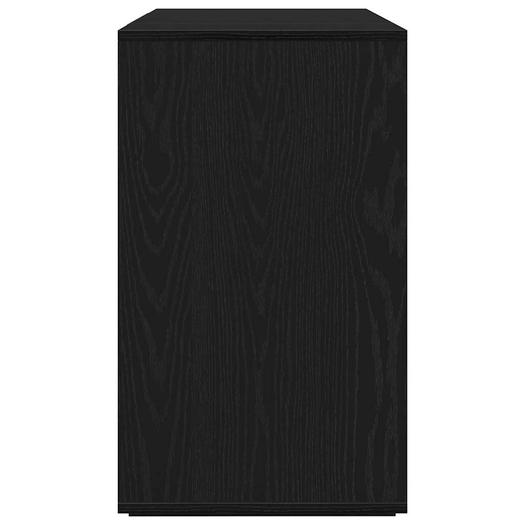 Sideboard Black Oak 135 x 41 x 75 cm Engineered Wood