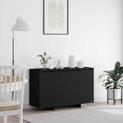 Sideboard Black 120 x 41 x 75 cm Engineered Wood