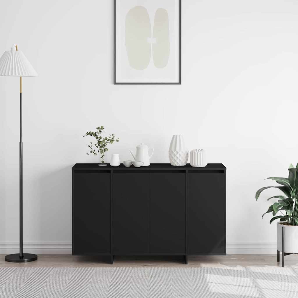 Sideboard Black 120 x 41 x 75 cm Engineered Wood