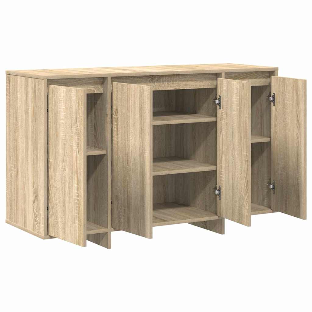 Sideboard Sonoma oak 120 x 41 x 75 cm Engineered wood