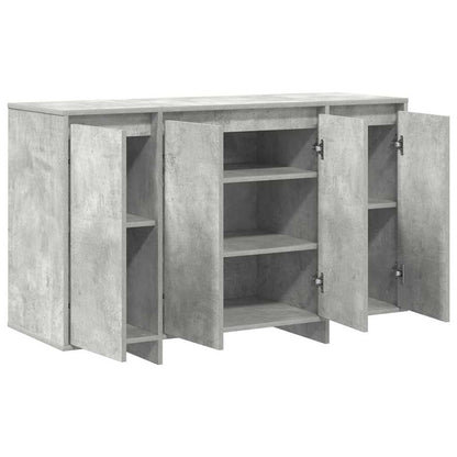 Sideboard Concrete grey 120 x 41 x 75 cm Engineered wood
