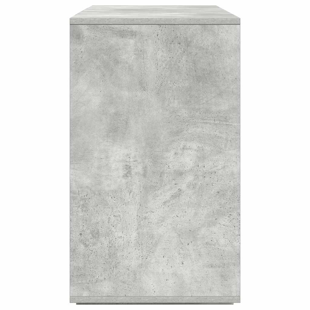 Sideboard Concrete grey 120 x 41 x 75 cm Engineered wood