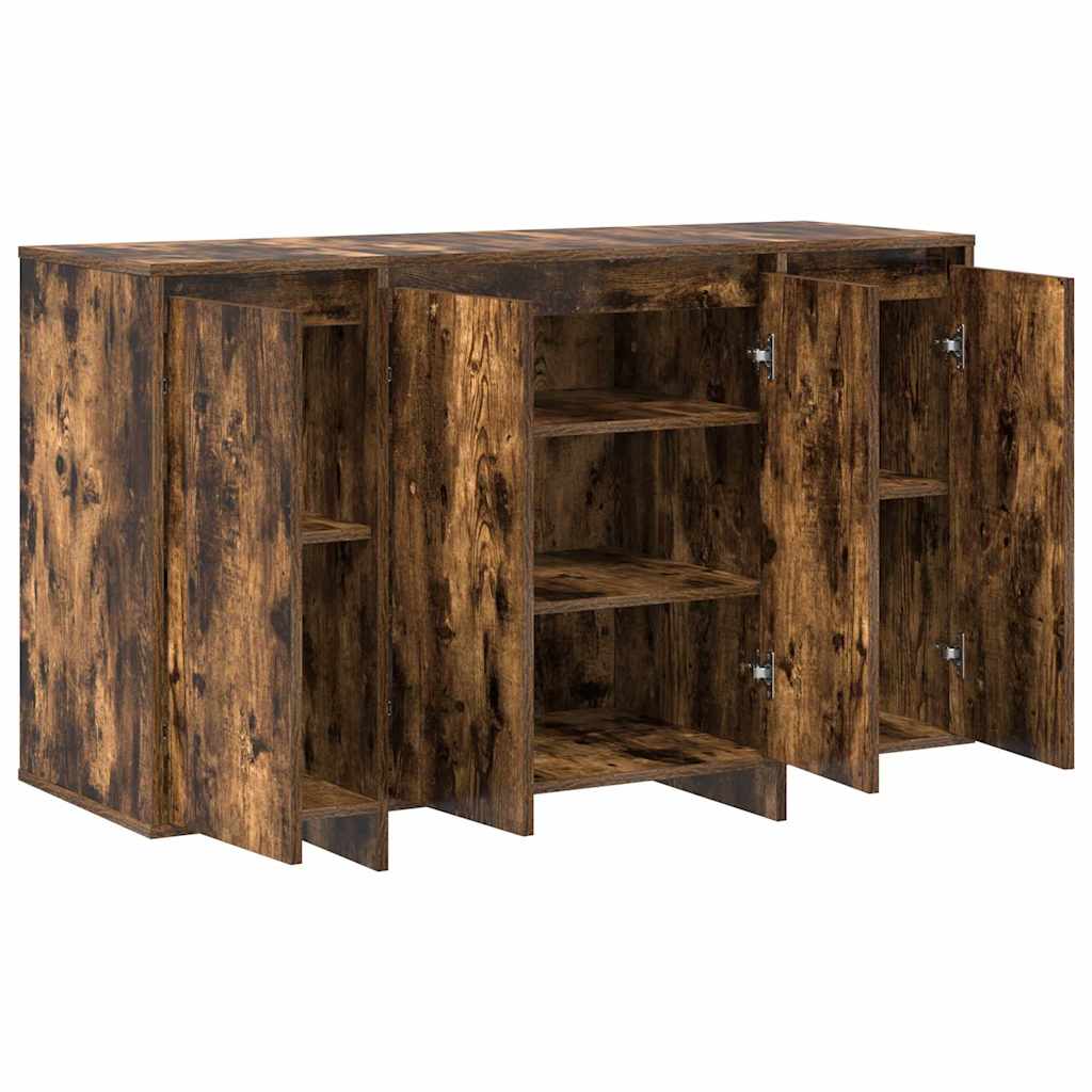 Sideboard Smoked Oak 120 x 41 x 75 cm Engineered Wood
