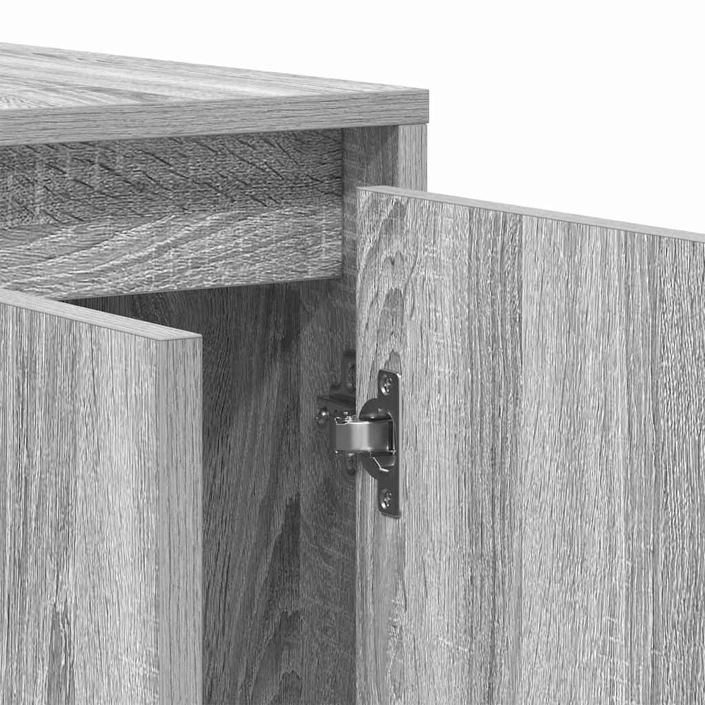 Sideboard Grey Sonoma 120 x 41 x 75 cm Engineered Wood