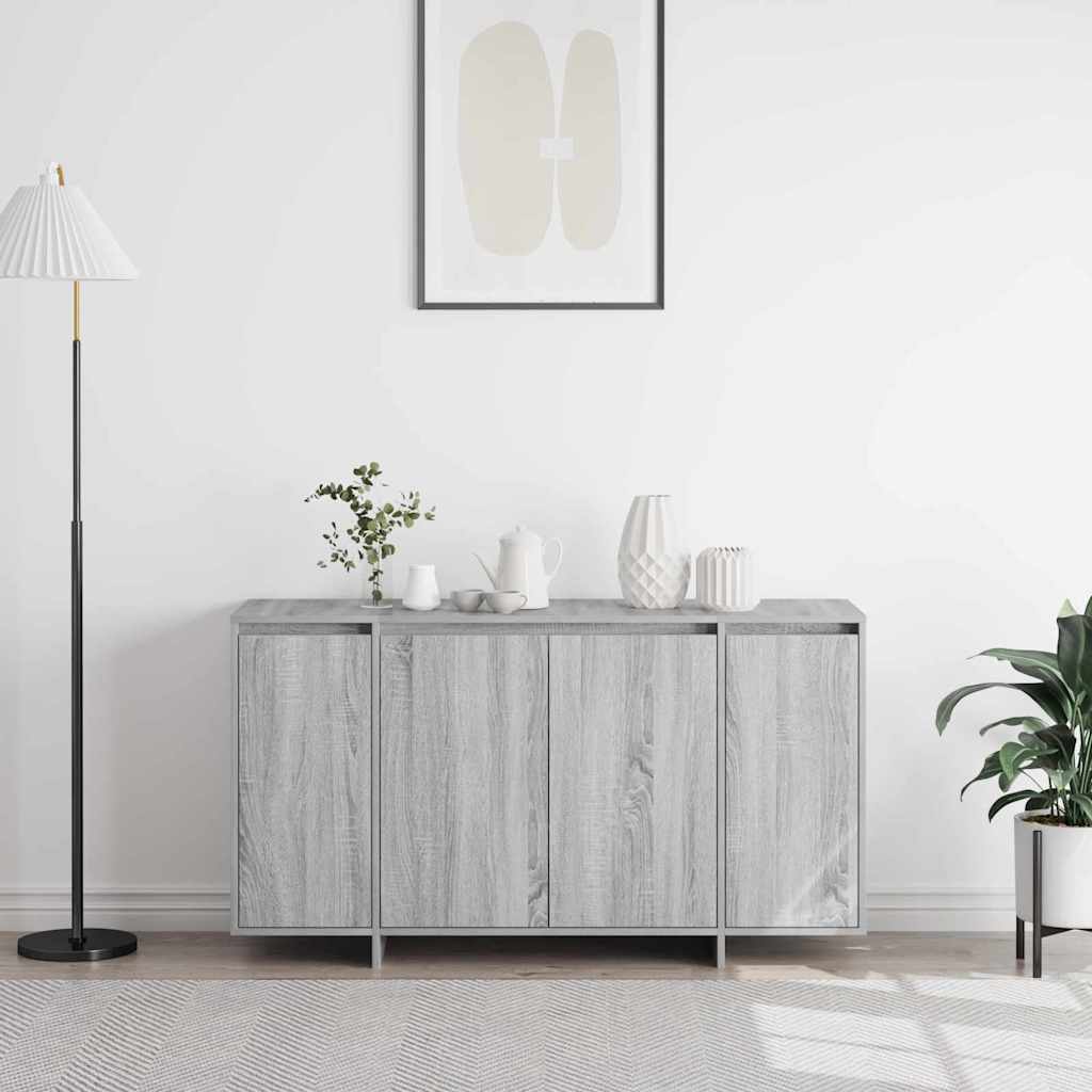 Sideboard Grey Sonoma 120 x 41 x 75 cm Engineered Wood