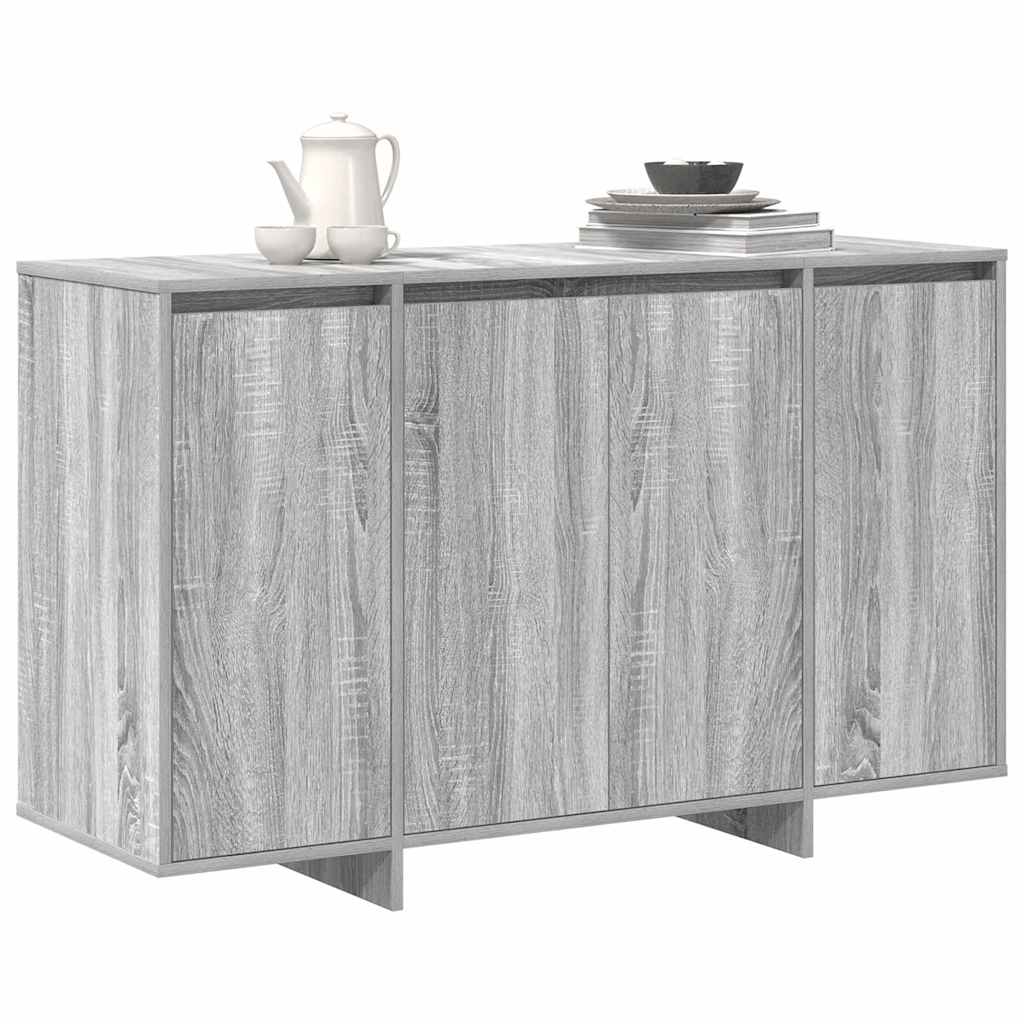 Sideboard Grey Sonoma 120 x 41 x 75 cm Engineered Wood
