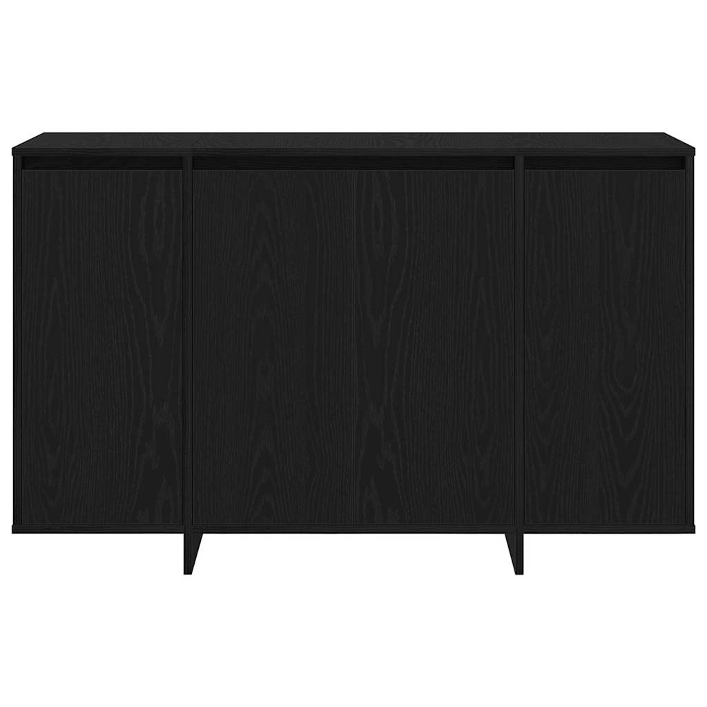 Sideboard Black oak 120 x 41 x 75 cm Engineered wood