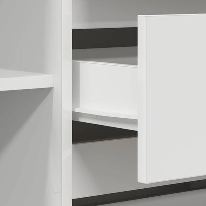 Sideboard with Drawer White 120 x 41 x 75 cm Engineered Wood