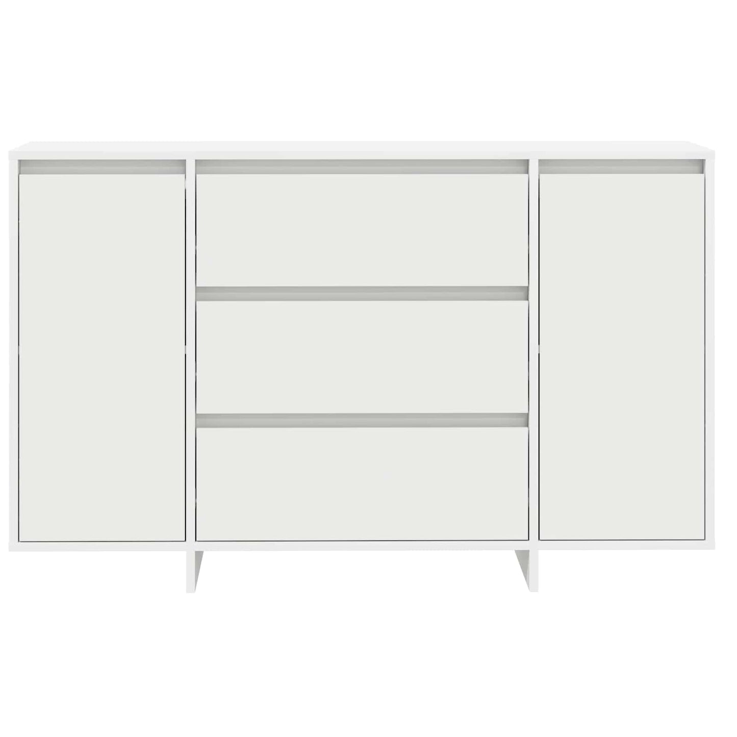Sideboard with Drawer White 120 x 41 x 75 cm Engineered Wood