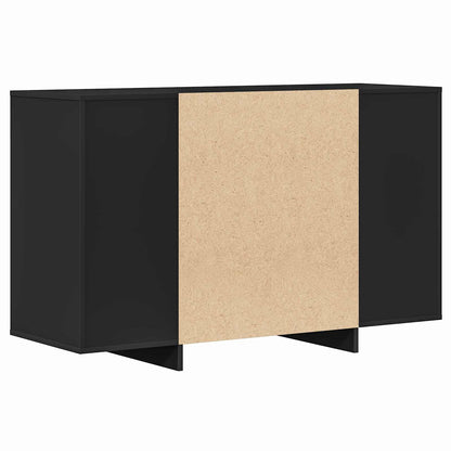 Sideboard with Drawer Black 120 x 41 x 75 cm Engineered Wood