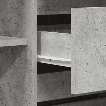 Sideboard Concrete Grey 120 x 41 x 75 cm Engineered Wood