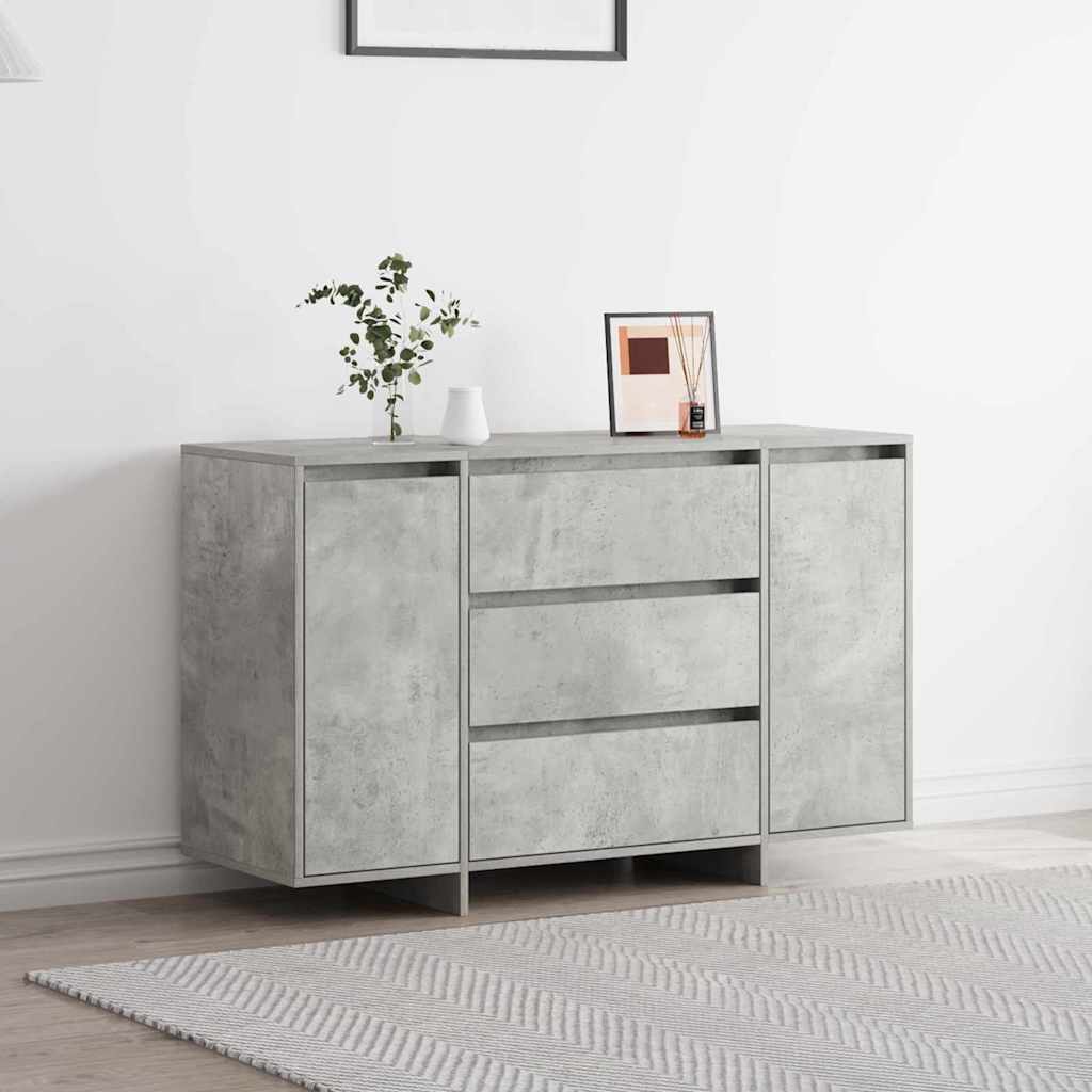 Sideboard Concrete Grey 120 x 41 x 75 cm Engineered Wood
