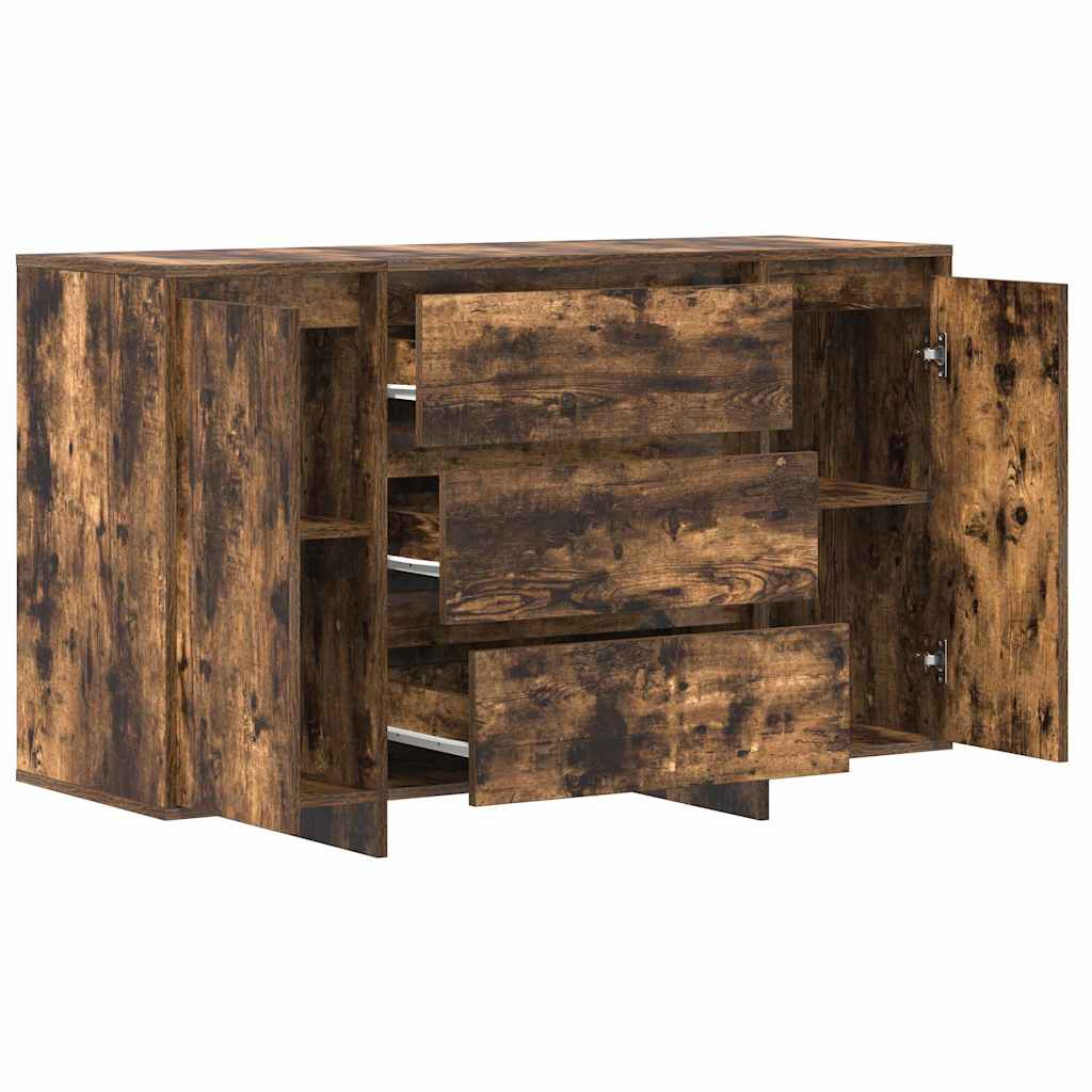 Sideboard Smoked Oak 120 x 41 x 75 cm Engineered Wood