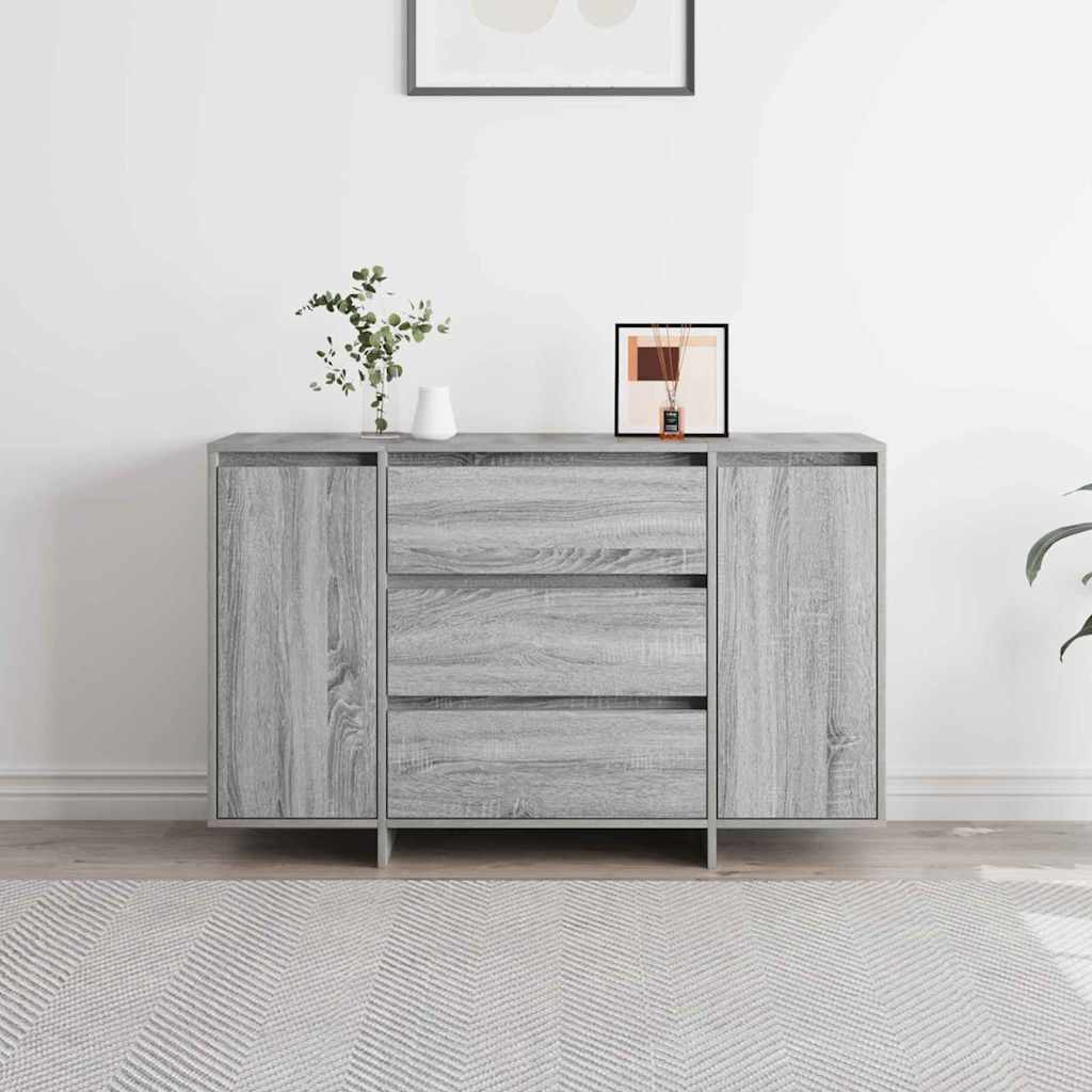Sideboard Grey Sonoma 120 x 41 x 75 cm Engineered Wood