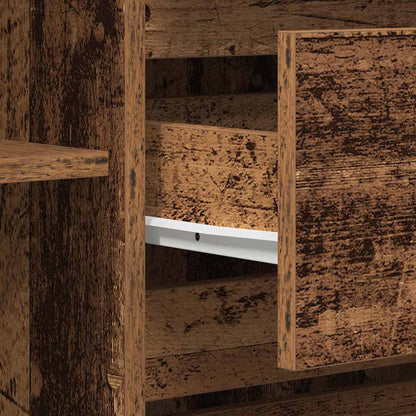 Sideboard with Drawer Old Wood 120 x 41 x 75 cm Engineered Wood