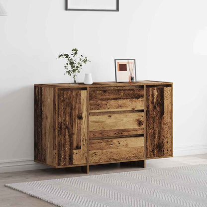 Sideboard with Drawer Old Wood 120 x 41 x 75 cm Engineered Wood