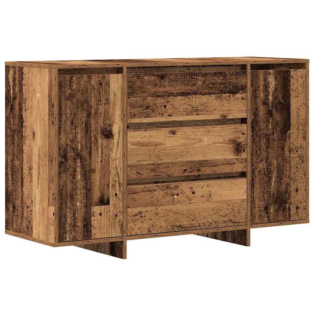 Sideboard with Drawer Old Wood 120 x 41 x 75 cm Engineered Wood