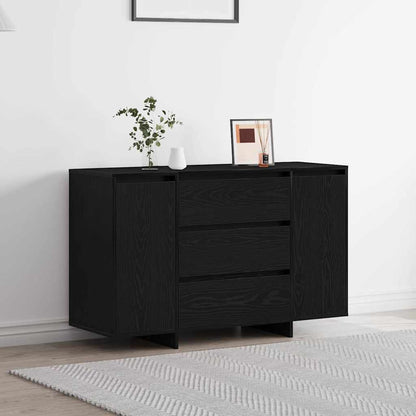 Sideboard Black Oak 120 x 41 x 75 cm Engineered Wood