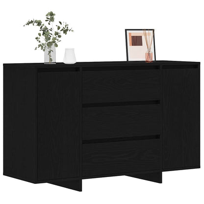Sideboard Black Oak 120 x 41 x 75 cm Engineered Wood
