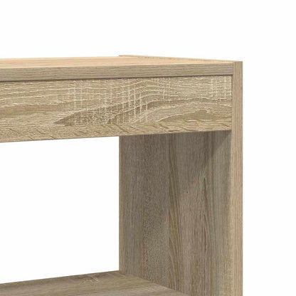Book Cabinet 6-Tier 80 x 30 x 198 cm Engineered Wood Sonoma Oak