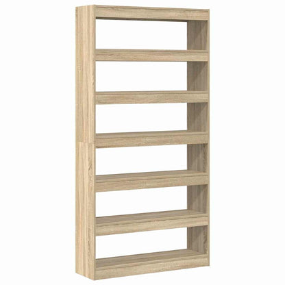 Book Cabinet 6-Tier 100 x 30 x 198 cm Engineered Wood