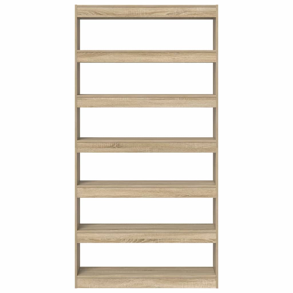 Book Cabinet 6-Tier 100 x 30 x 198 cm Engineered Wood
