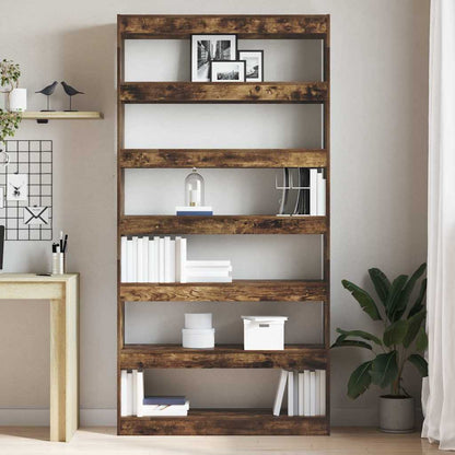 Book Cabinet 6-Tier 100 x 30 x 198 cm Engineered Wood