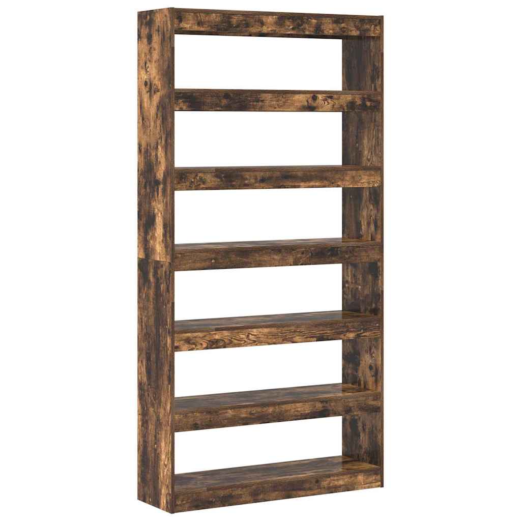 Book Cabinet 6-Tier 100 x 30 x 198 cm Engineered Wood