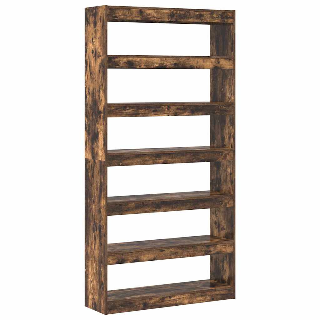 Book Cabinet 6-Tier 100 x 30 x 198 cm Engineered Wood