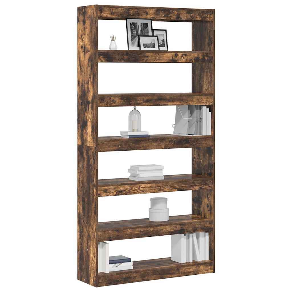 Book Cabinet 6-Tier 100 x 30 x 198 cm Engineered Wood