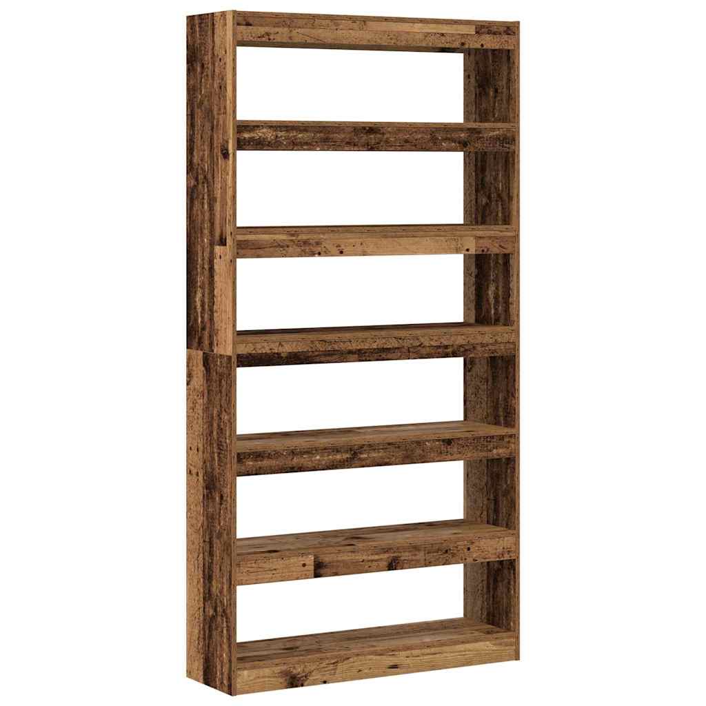 Book Cabinet 6-Tier 100 x 30 x 198 cm Engineered Wood