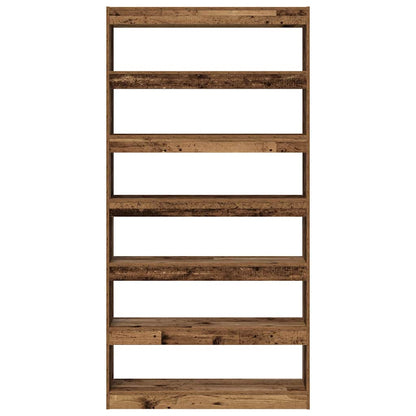 Book Cabinet 6-Tier 100 x 30 x 198 cm Engineered Wood