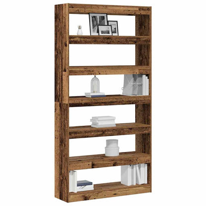 Book Cabinet 6-Tier 100 x 30 x 198 cm Engineered Wood