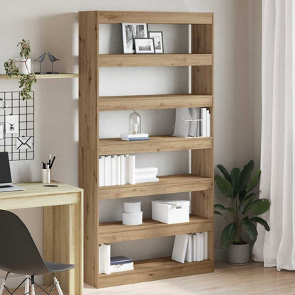 Book Cabinet 6-Tier 100 x 30 x 198 cm Engineered Wood