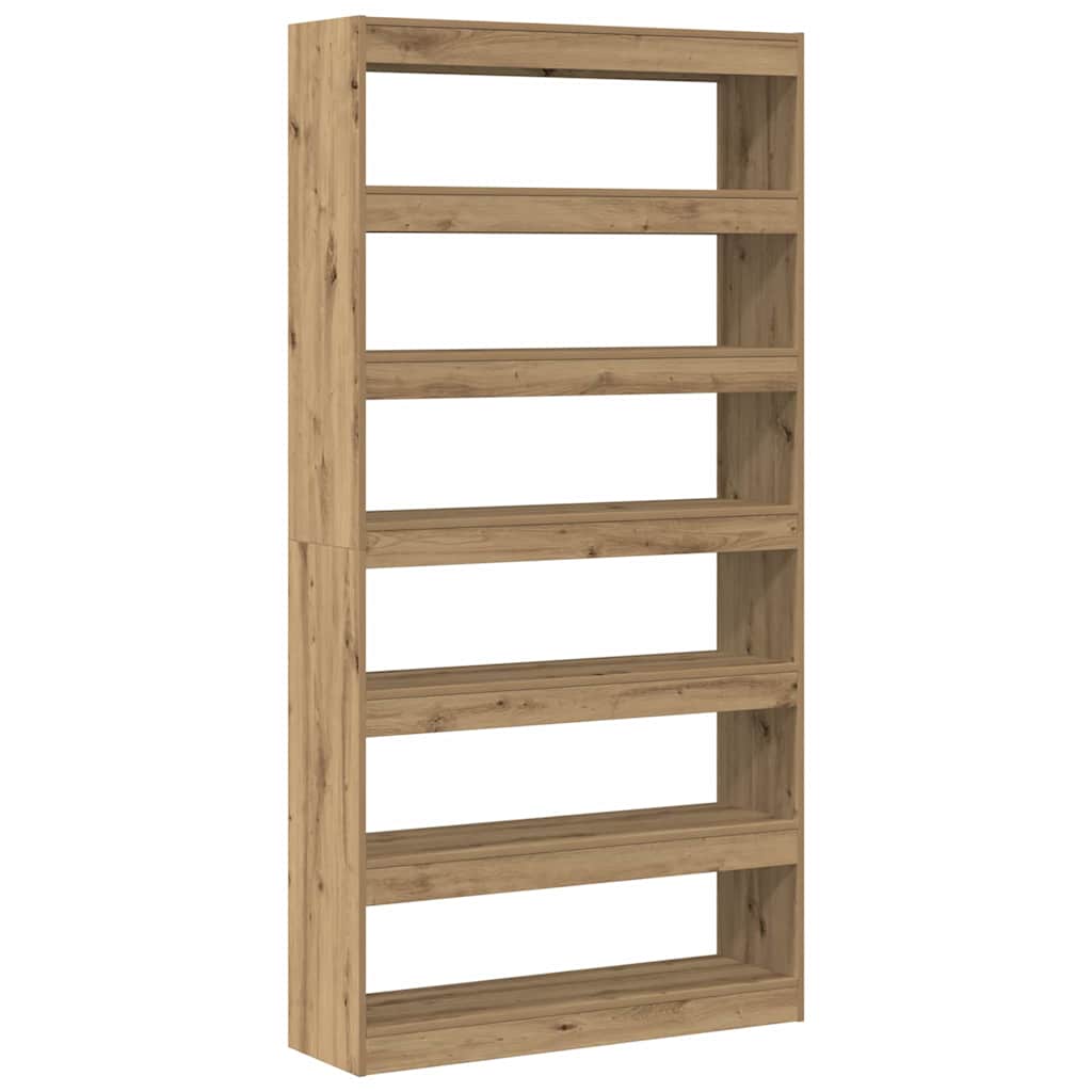 Book Cabinet 6-Tier 100 x 30 x 198 cm Engineered Wood