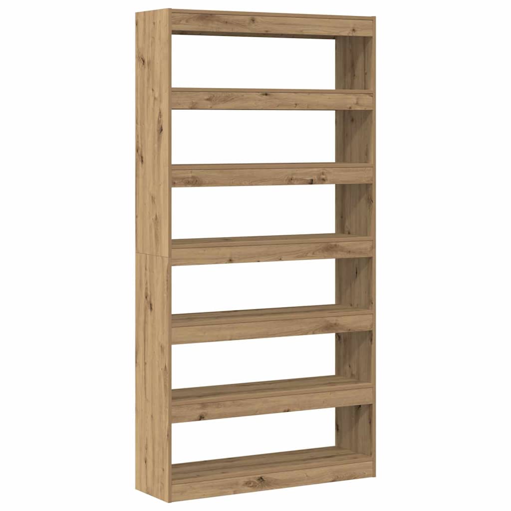 Book Cabinet 6-Tier 100 x 30 x 198 cm Engineered Wood
