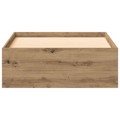 Bed Frame with Drawer Artisan Oak 90 x 190 cm Engineered Wood