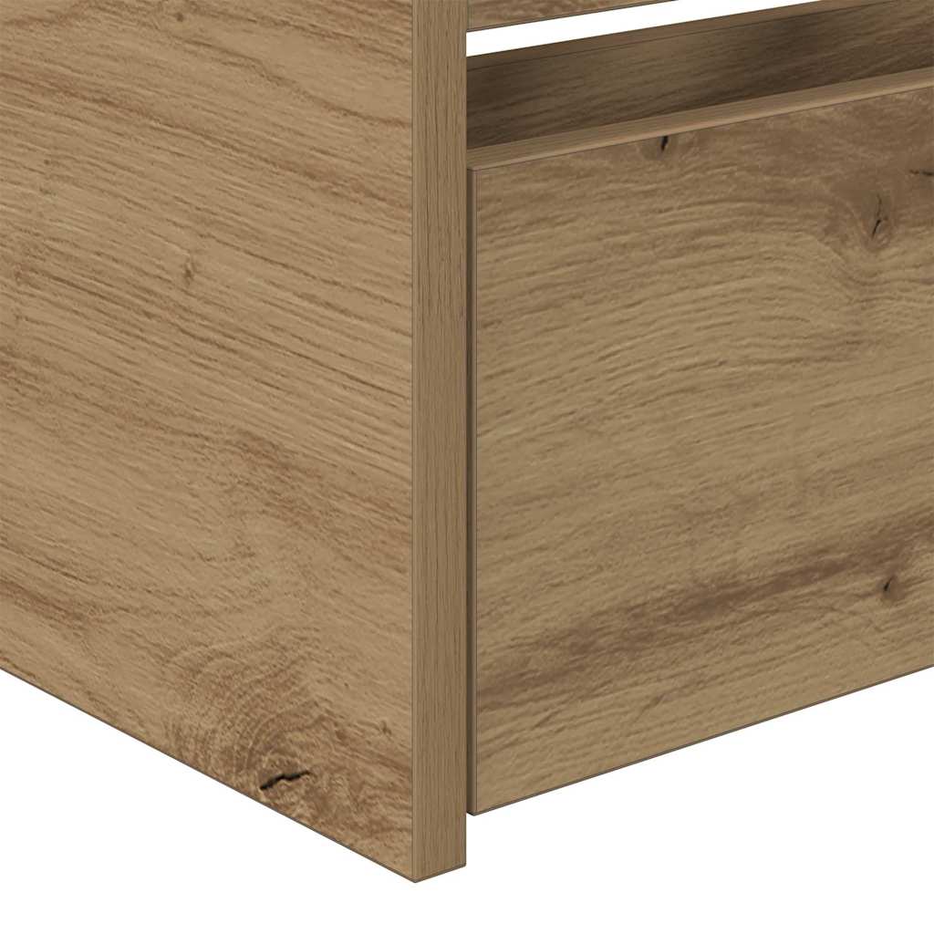 Daybed with Drawer Artisan Oak 90 x 190 cm Engineered Wood