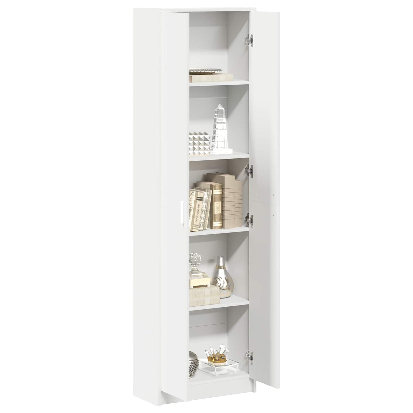 Wardrobe with Shelf White 55 x 25 x 189 cm Engineered Wood