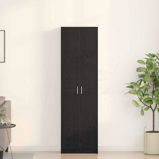 Wardrobe Black Oak 55 x 25 x 189 cm Engineered Wood