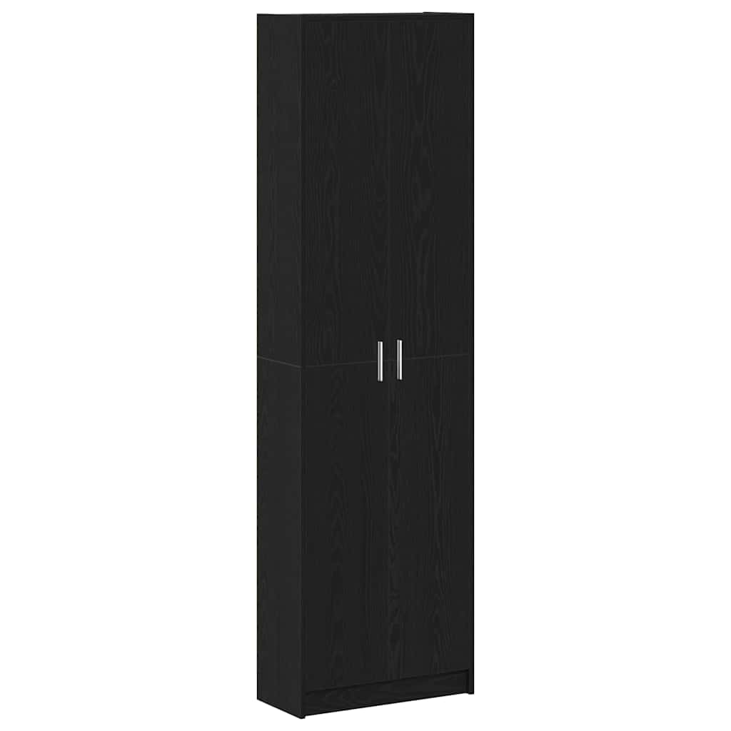 Wardrobe Black Oak 55 x 25 x 189 cm Engineered Wood