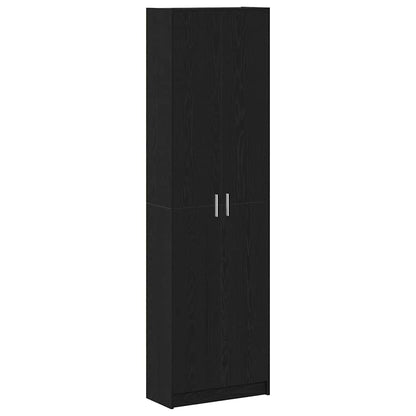 Wardrobe Black Oak 55 x 25 x 189 cm Engineered Wood