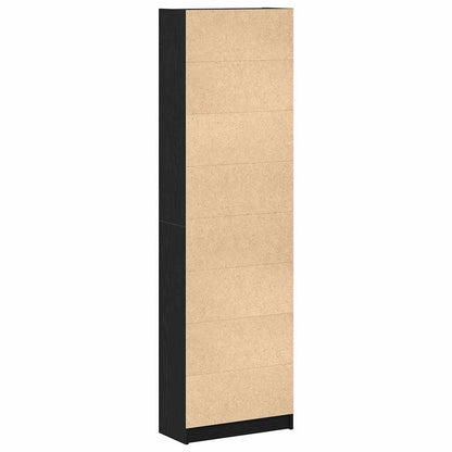 Wardrobe Black Oak 55 x 25 x 189 cm Engineered Wood